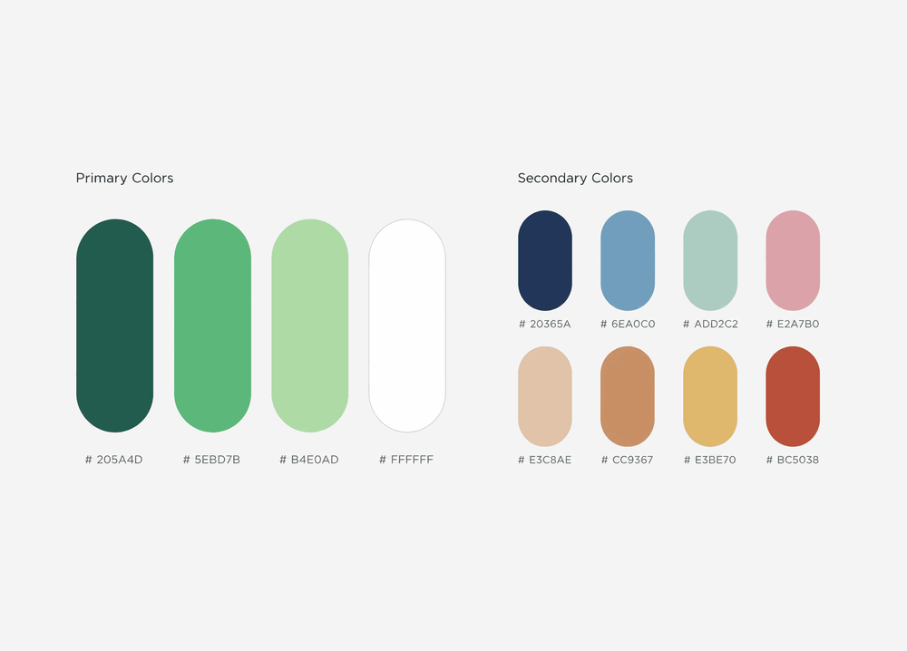 Floof color palette 