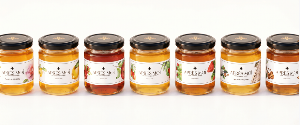 jars with labels 