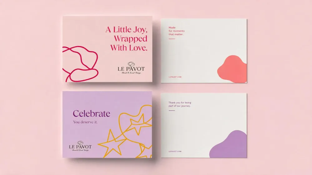 card prints design le pavot marra marketing 