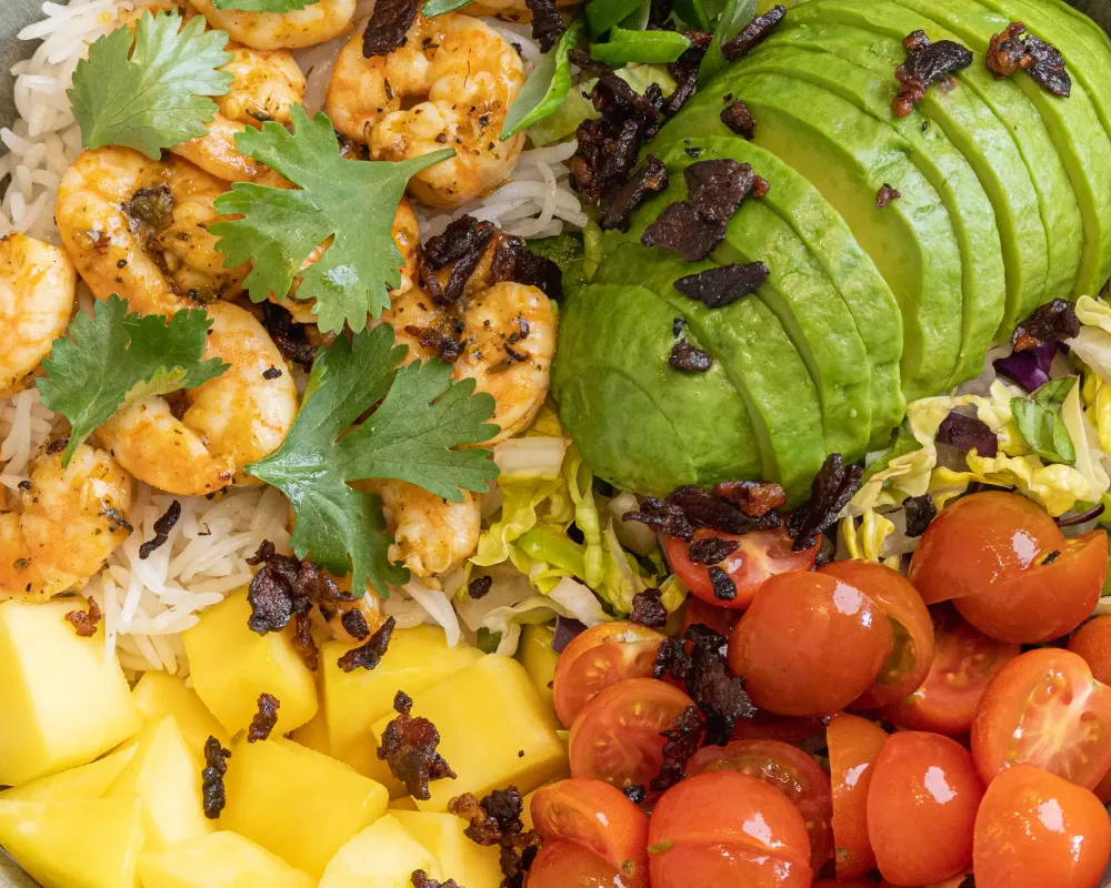 Cocobeets Shrimp Bowl Food Photography by Marra