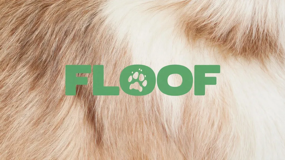 floof logo on pet 