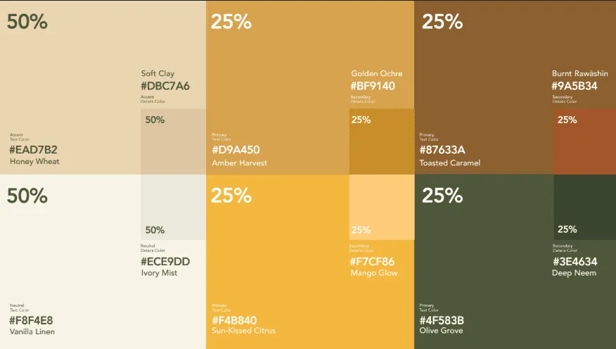 Color palette